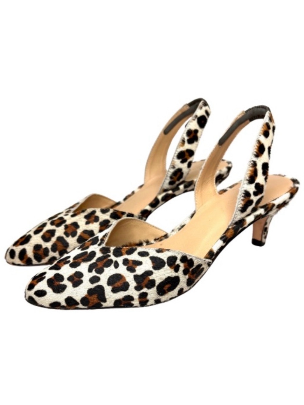 Poppy Barley Leopard Print Kitten Heels | 6